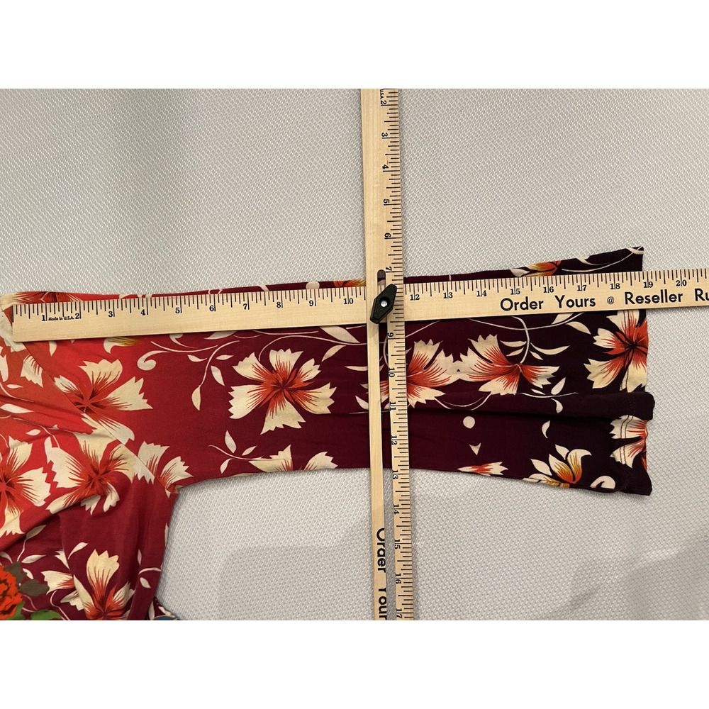 JOHNNY WAS Adalena Kimono Sleeve Tee Size XS Floral Dragon Stretch Art MSRP $130 - Picture 9 of 9